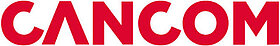 Cancom Logo: Roter Schriftzug auf weißem Hintergrund
